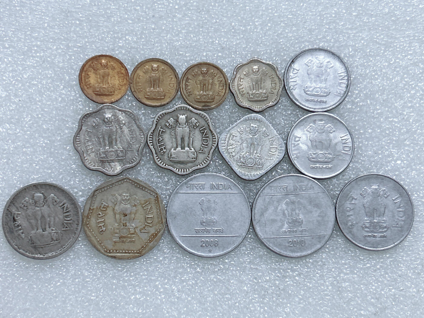 第一海外回流一元起拍收藏 散集专场  第275期 印度硬币🇮🇳14枚