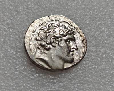 瓶子🏺第219期拍卖会 -  古希腊公元前150-前145年塞琉古王朝亚历山大一世四德拉克马银币  稀少