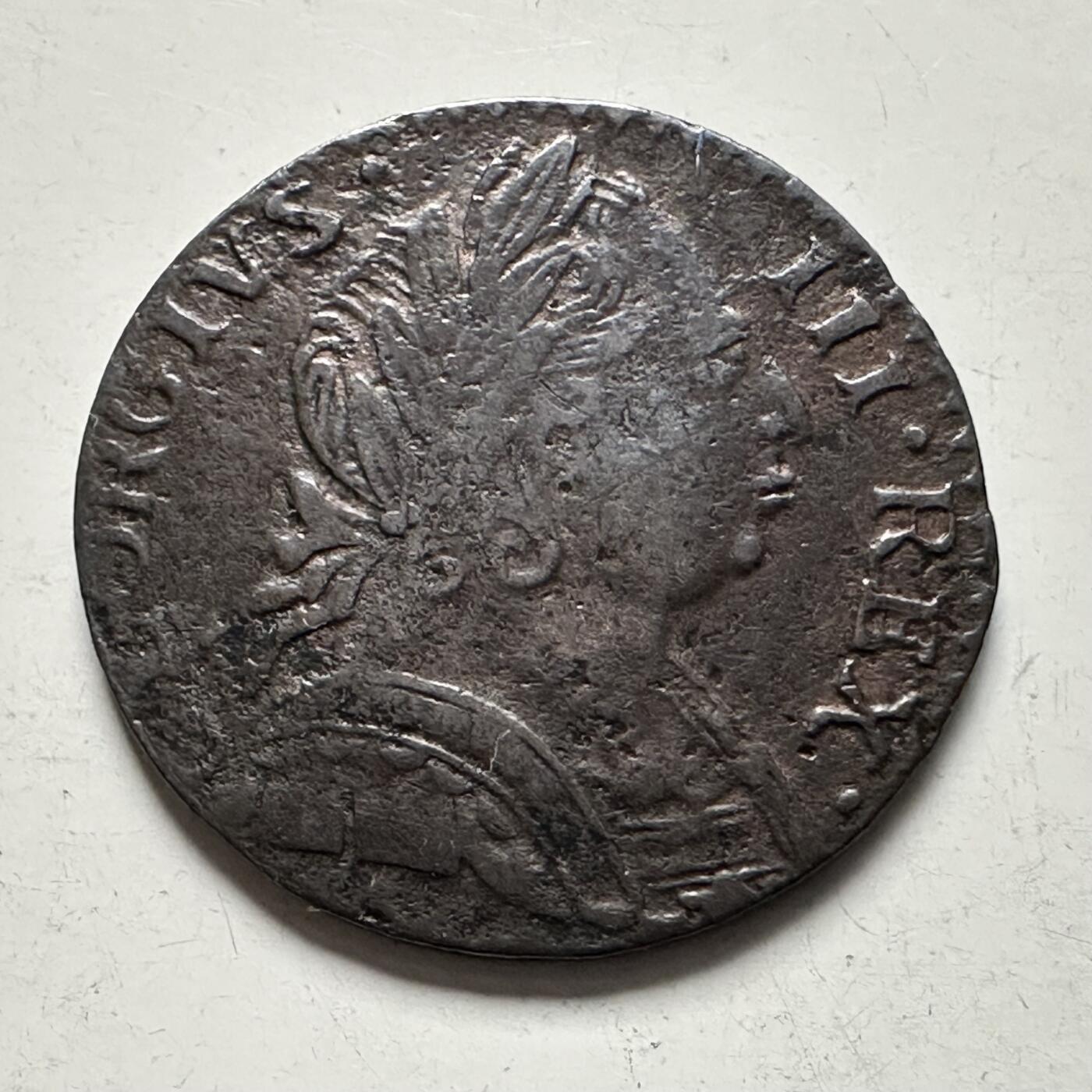 🌹外币初藏🌹🐯2025年第136场  每周二四六晚8️⃣点 接代拍 英国1774年乔治三世一法新铜币 21毫米