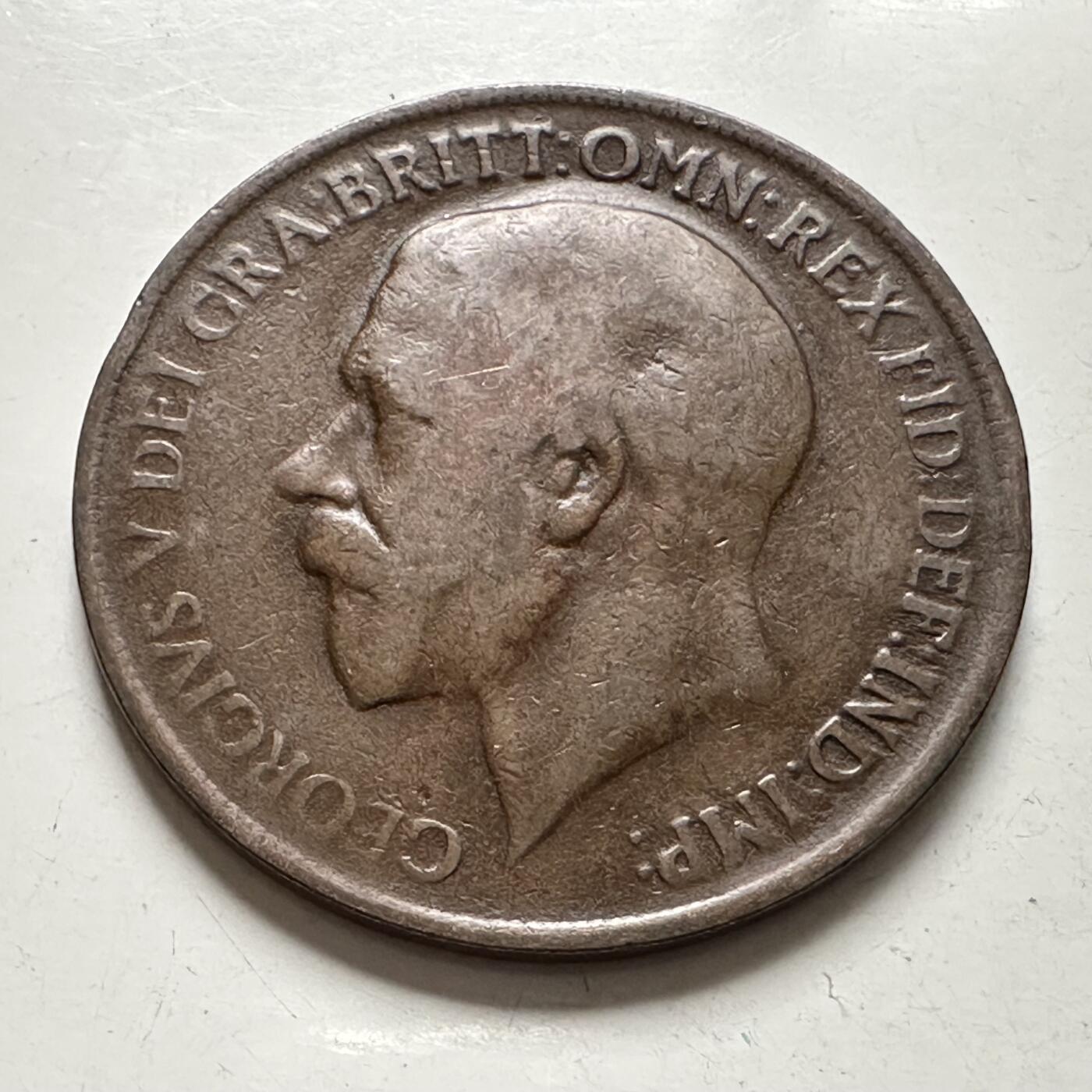 🌹外币初藏🌹🐯2025年第136场  每周二四六晚8️⃣点 接代拍 英国1918年一便士