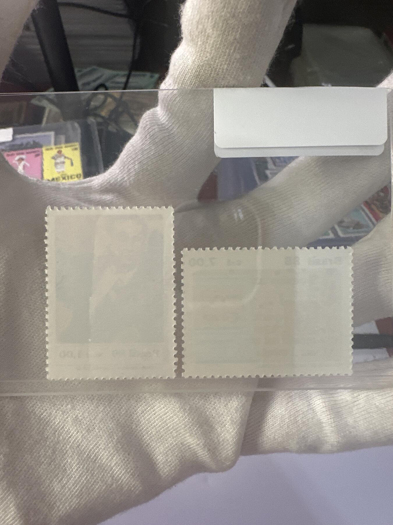 12.6邮票专场 巴西1988年-1989年历史文化艺术系列2枚