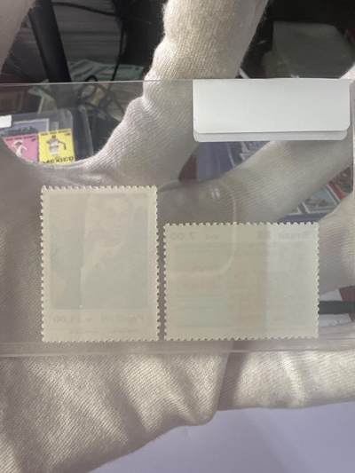 12.26邮票专场 巴西1988年-1989年历史文化艺术系列2枚