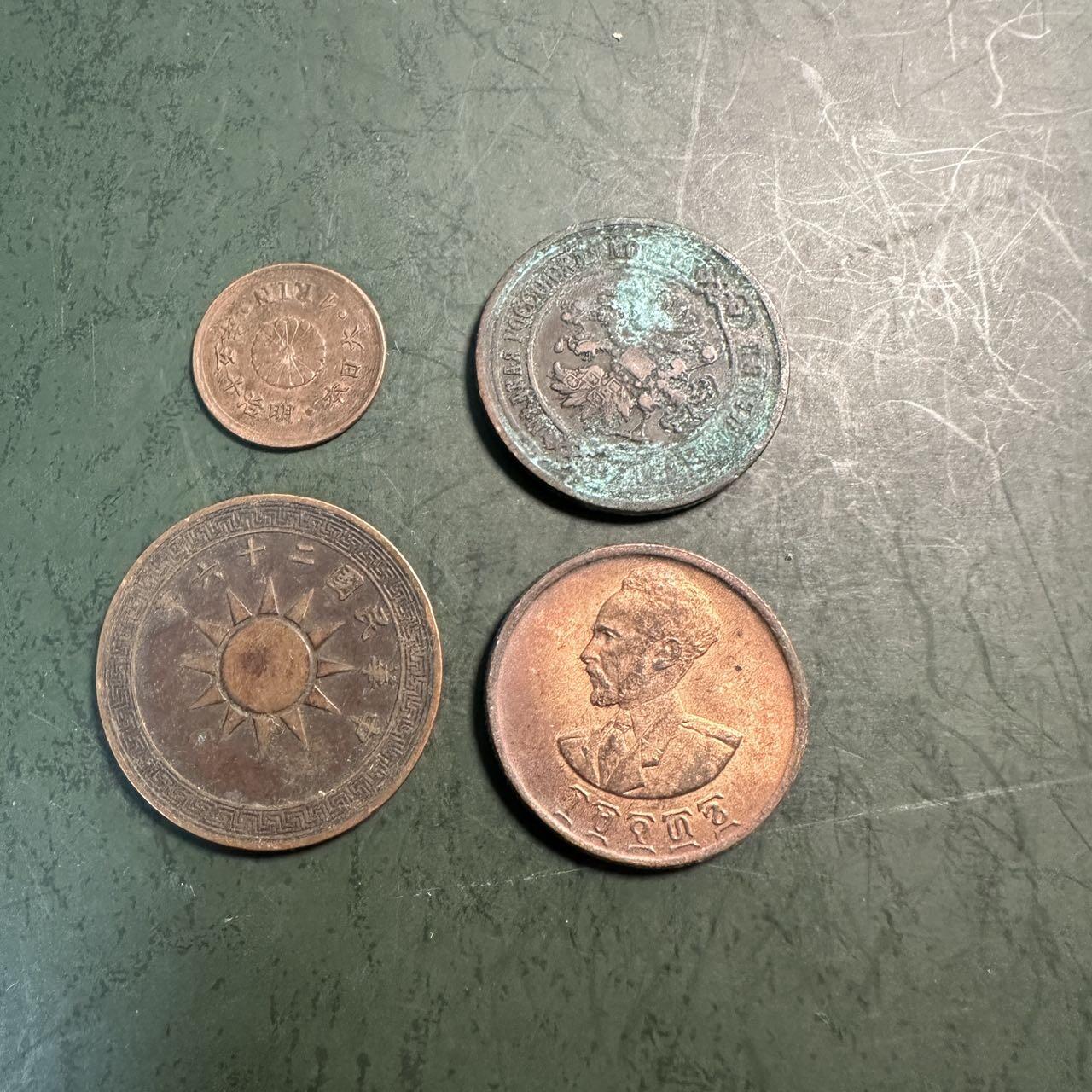 蒂克钱币-第49场 外国硬币散币场 外国散币 4枚