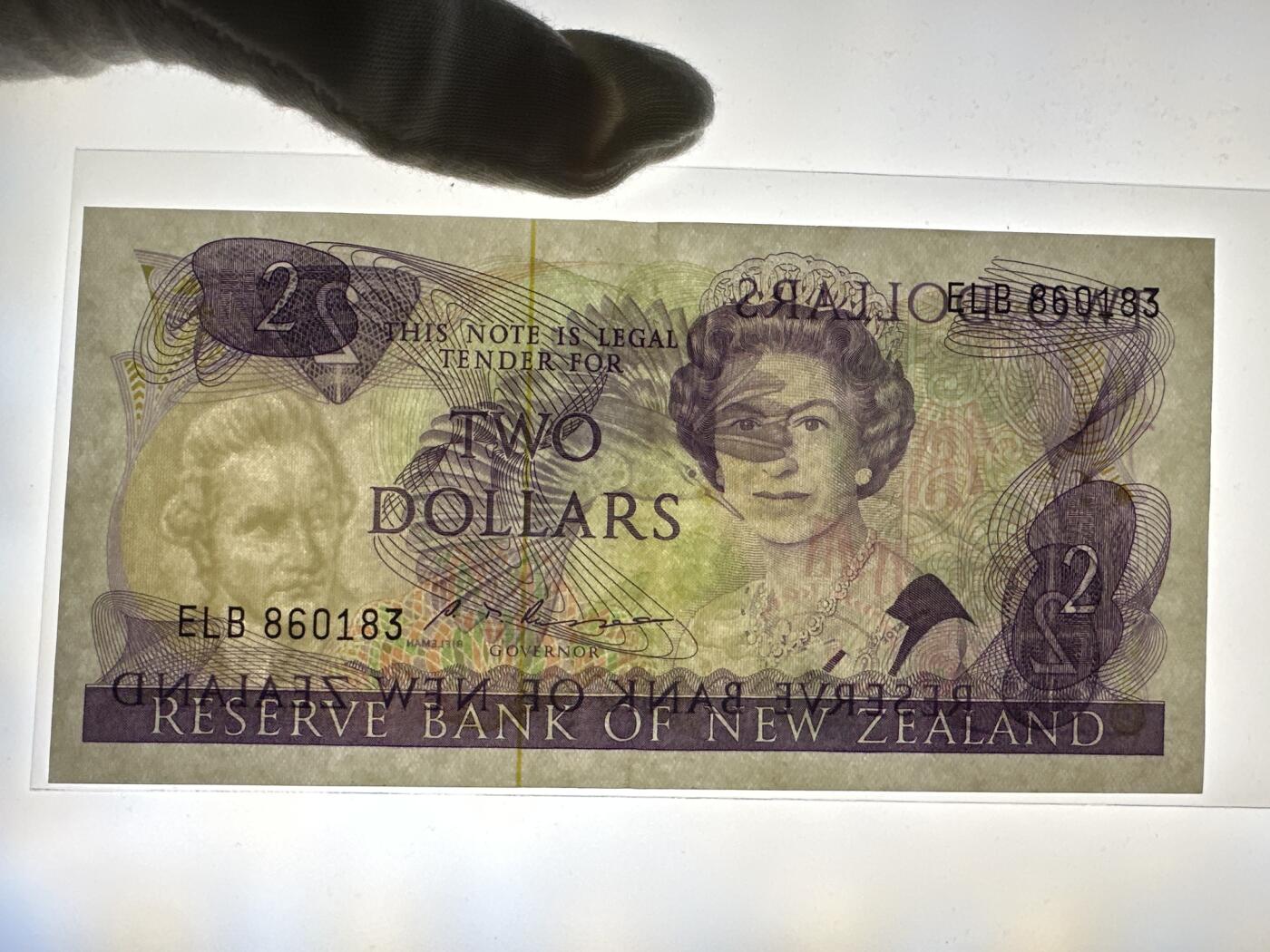 12.5纸币专场 1981-1992年版新西兰2元