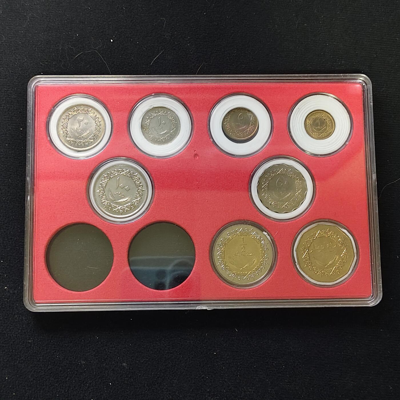 【全场包邮】纯粹捡漏拍482场（免费代拍第19场）-币封+套装+富兰克林（注意佣金） 【盒装套币】利比亚各年份骑马人版8枚套币