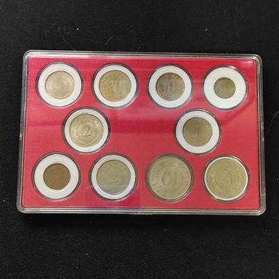 【全场包邮】纯粹捡漏拍482场（免费代拍第19场）-币封+套装+富兰克林（注意佣金） - 【盒装套币】南斯拉夫各年份10枚套币一盒