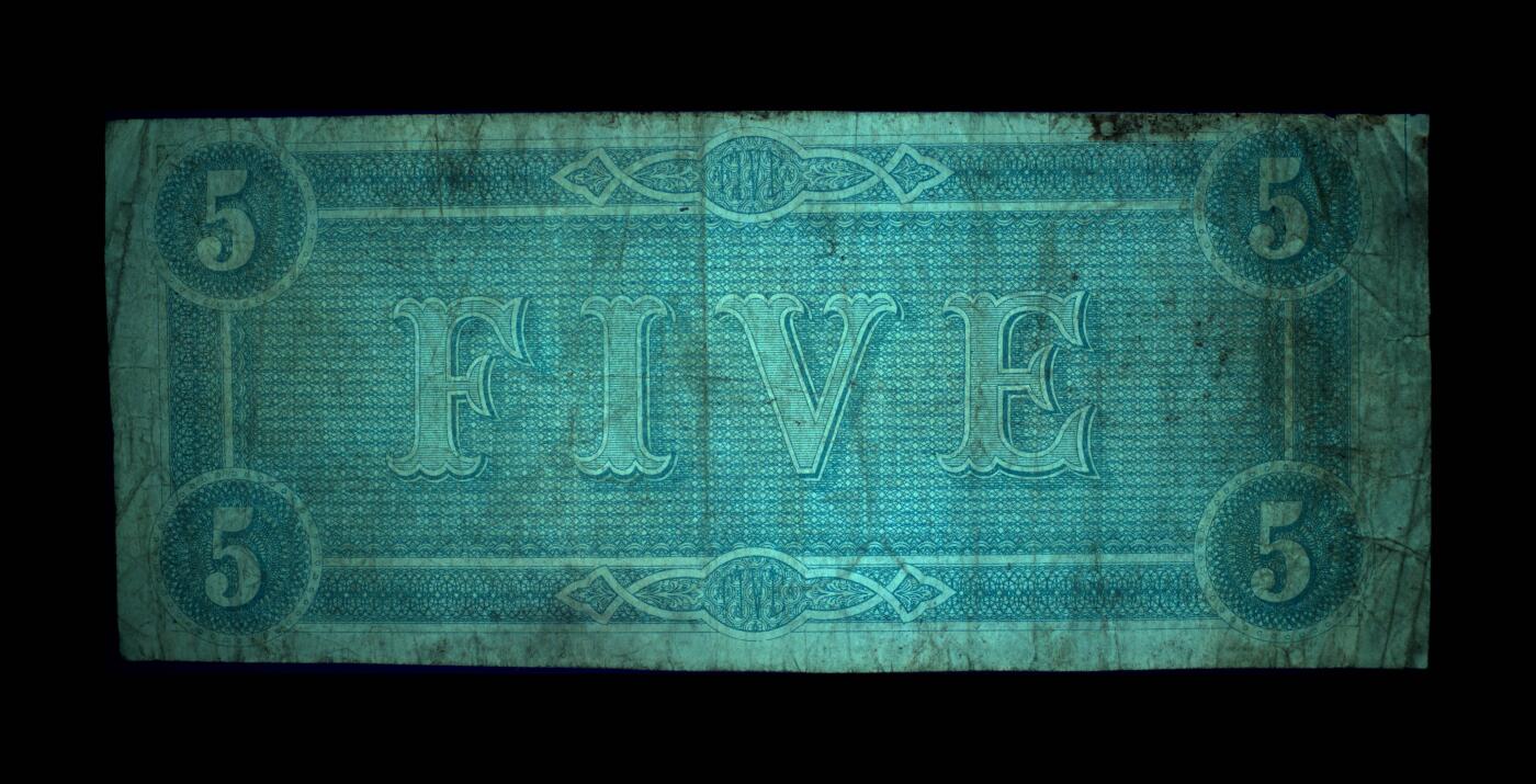 12.5纸币专场 T-69 1864 5 Dollars 40