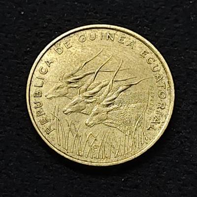 【全场包邮】纯粹捡漏拍484场（免费代拍第21场） - 非洲中部地区1985年三羚羊5法郎