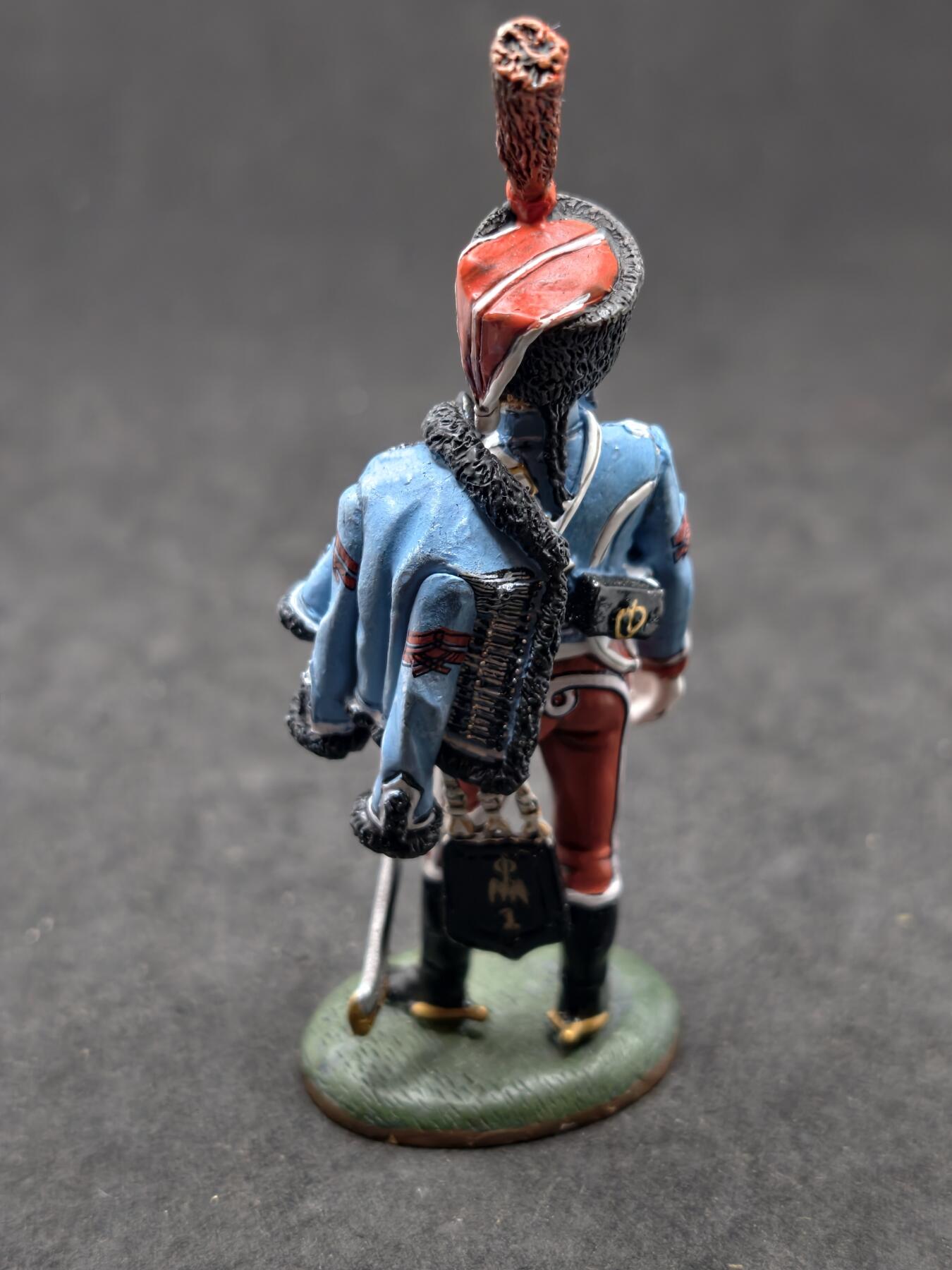 凯旋世界勋赏（第20期）（欢迎送拍）（对拍品有疑问请询问客服，不接受到手刀，出价默认拍品品相。请认真阅读拍卖规则！出价默认已认可！）（收到货请录制开箱视频，无视频概不处理问题。） Del Prado品牌的拿破仑战争时期法军骠骑兵工兵微缩人