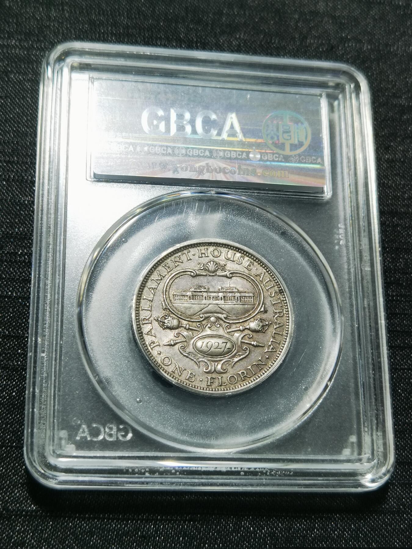 天下钱庄专场欢迎参拍 澳大利亚国会建成1弗罗林银币