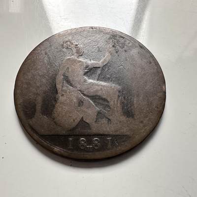 🌹外币初藏🌹🐯2025年第136场  每周二四六晚8️⃣点 接代拍 - 英国1881年维多利亚一便士