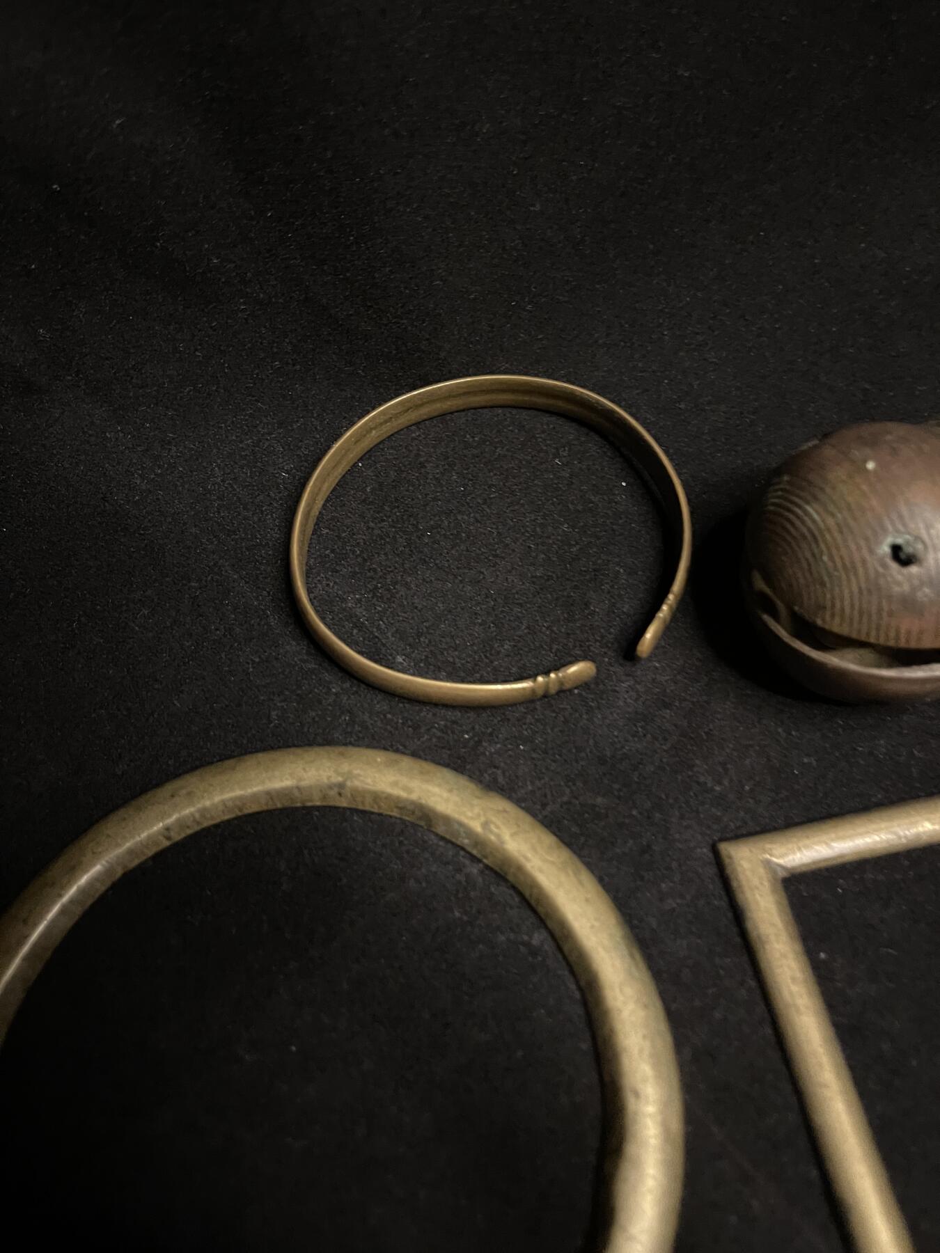 勋章专场 民国铜规矩杂件一组