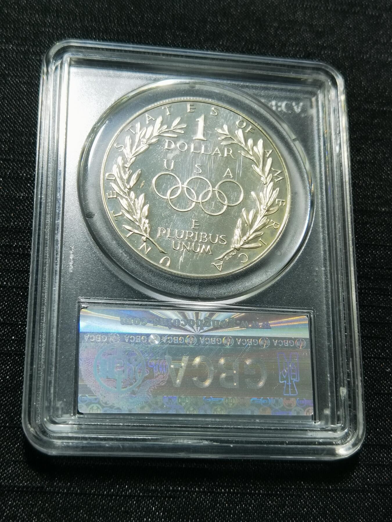 天下钱庄专场欢迎参拍 美国汉城奥运会一美元银币