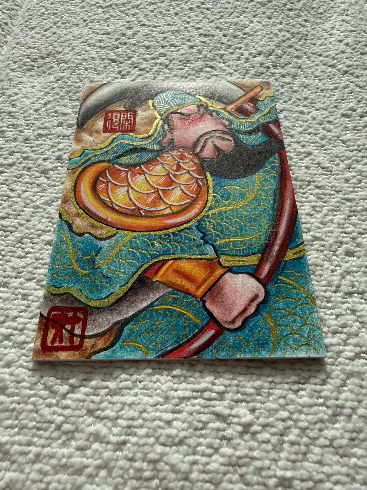 天玑星卡拍第146期《12.4周四截拍》持续收拍收评中 满赠卡需备注 【手绘卡】居子 关羽 手绘卡