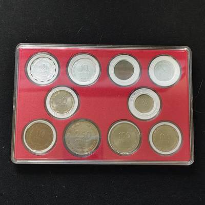 【全场包邮】纯粹捡漏拍482场（免费代拍第19场）-币封+套装+富兰克林（注意佣金） - 【盒装套币】以色列各年份10枚一盒