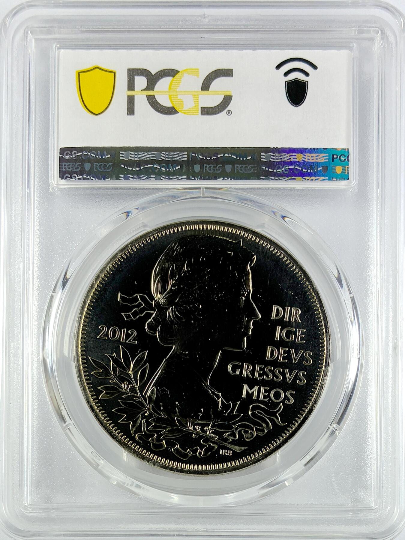 【雨安】【直播拍卖】【世界币章119期-评级币】2025-12-06 周六 19:30 保真 [评级现代] Great Britain 英国 5镑 2012年  PCGS-MS67