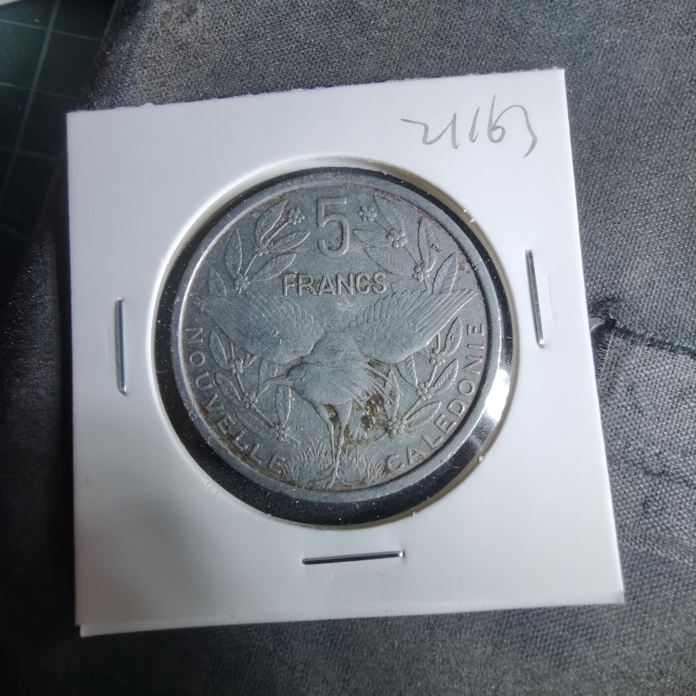 沼泽如烟--第921场 法属新喀里多尼亚1952年5法郎