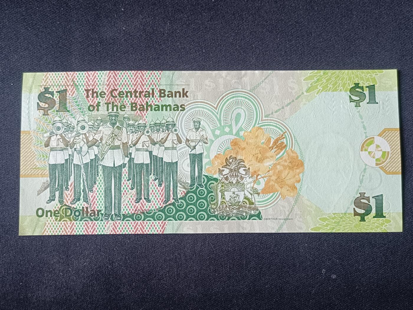 【游宝拍卖】乙巳蛇年92期 第四季首拍场  巴哈马-1元【2008年 全新UNC】