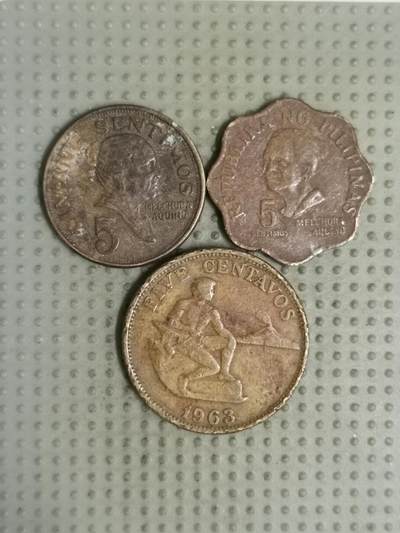 2025年第132场各国散币拍卖（总第132场） - 菲律宾5分3枚