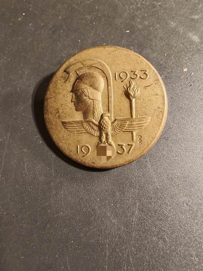 老王徽章第168期 - 德三1933年至1937年慕尼黑德意志艺术之家日证章