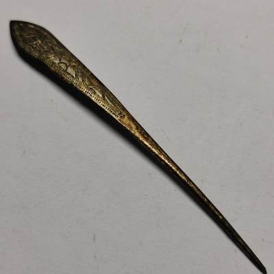 杂件专场86期 - 清代老银鎏金发簪