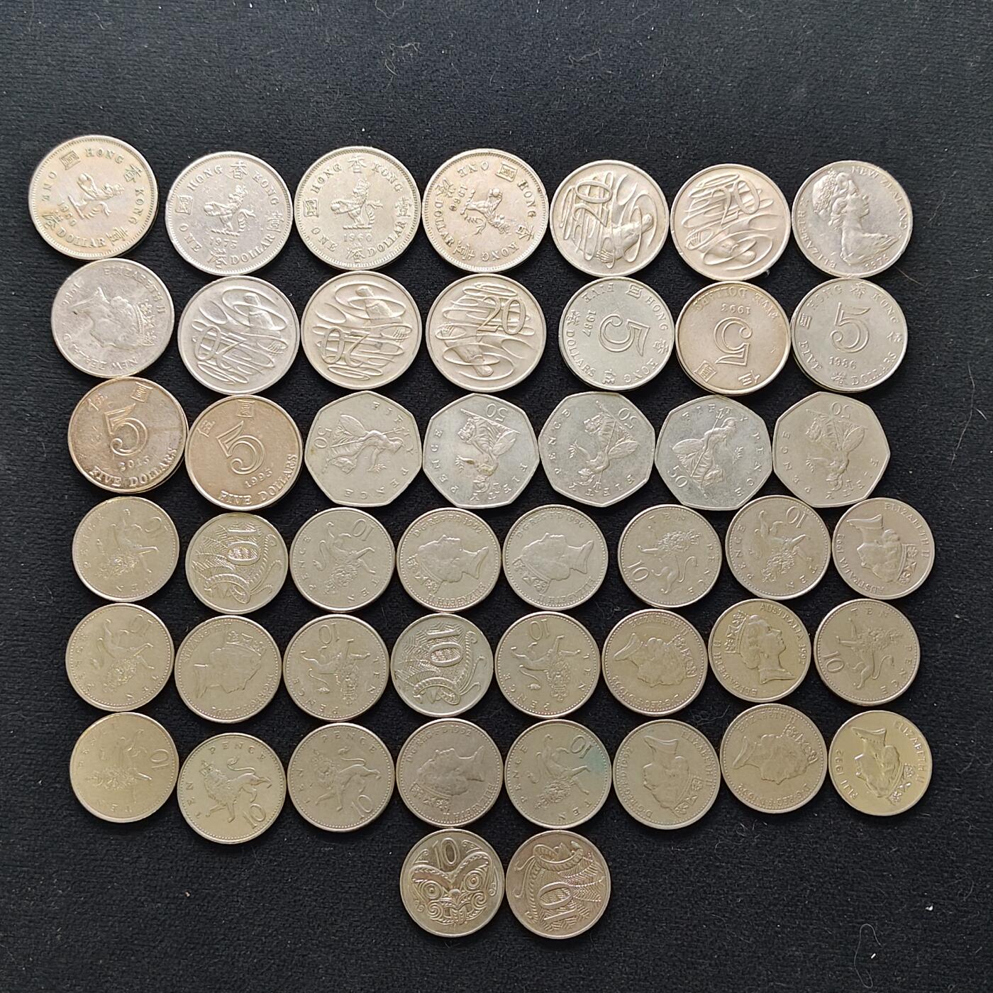 【全场包邮】纯粹捡漏拍483场（免费代拍第20场） 【批量】英系各年份各面值47枚一组