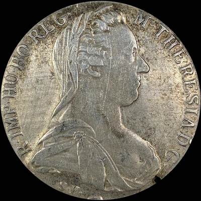 【雨安】【直播拍卖】【世界币章118期-裸币】2025-12-05 周五 19:30 保真 - [裸币各国] Austria 奥地利 1泰勒 大奶妈 二毛版