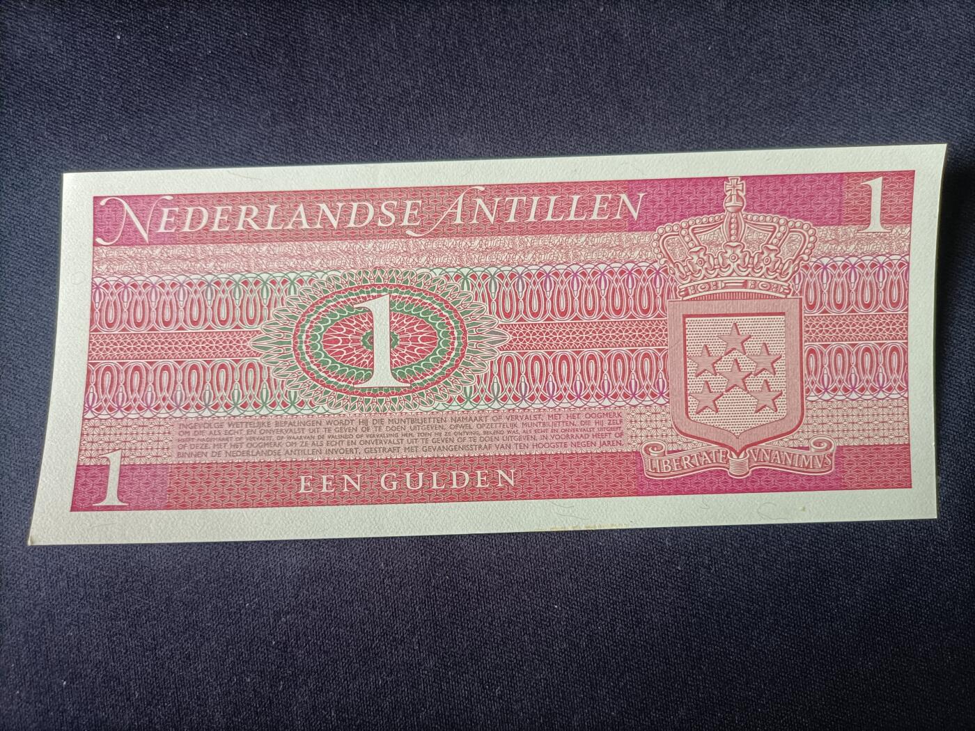 【游宝拍卖】乙巳蛇年92期 第四季首拍场  荷属安的列斯-1盾【全新UNC-】