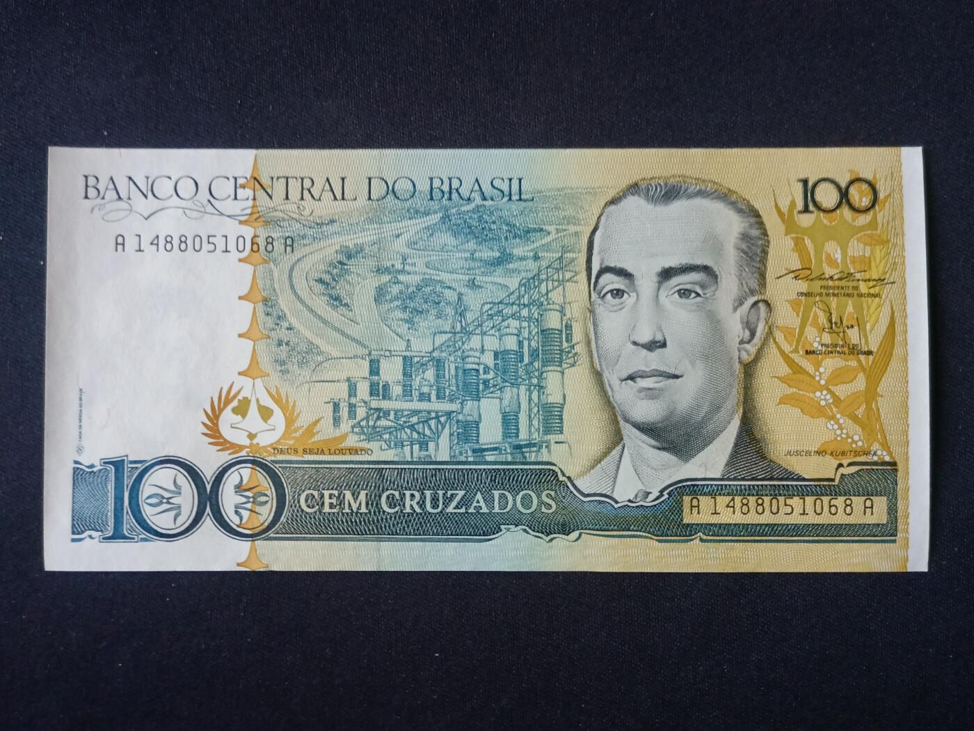 【游宝拍卖】乙巳蛇年92期 第四季首拍场  巴西-100克鲁扎多【全新UNC】