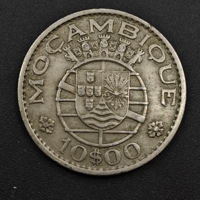 【淘币小摊】实时拍第八百一十八拍   散币小银币场   满百包邮可预留二周 每周一统一发货   - 莫桑比克1970年10埃斯库多镍币