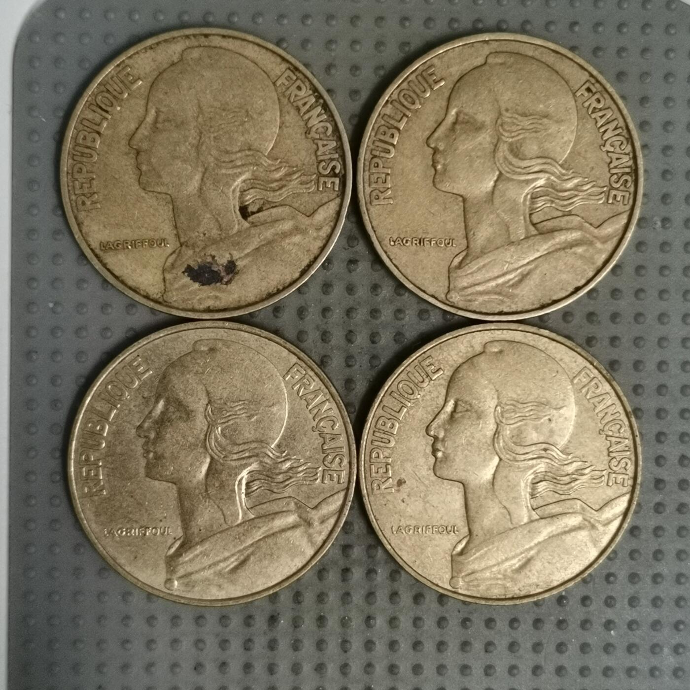 2025年第132场各国散币拍卖（总第132场） 法国20生丁4枚