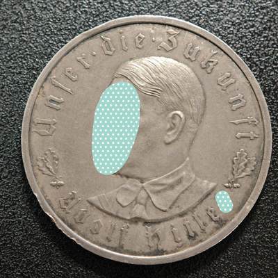 【德藏】世界币章拍卖第156期（拍品征集中~欢迎藏友联系） - 1933年 德国德国民族社会主义工人党党首锁链鹰银章 磨砂质感 直径约：36.1mm；重约：21.9g（原图请联系客服）