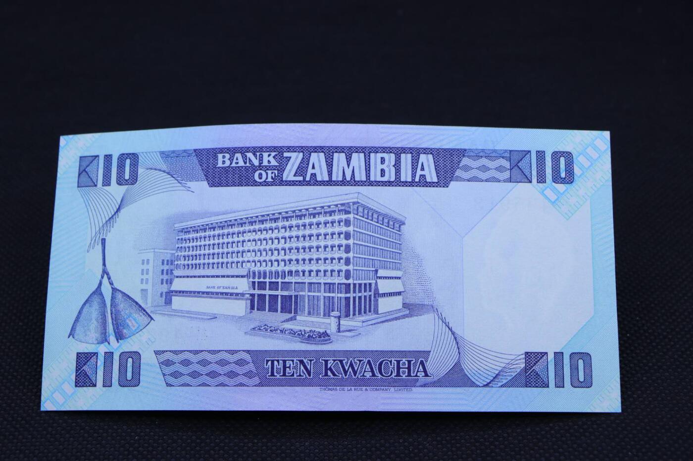 【淘币小摊】限时拍第八百二十一拍  纸币场  满百包邮可预留两周  周一统一发货   赞比亚10克瓦查纸币