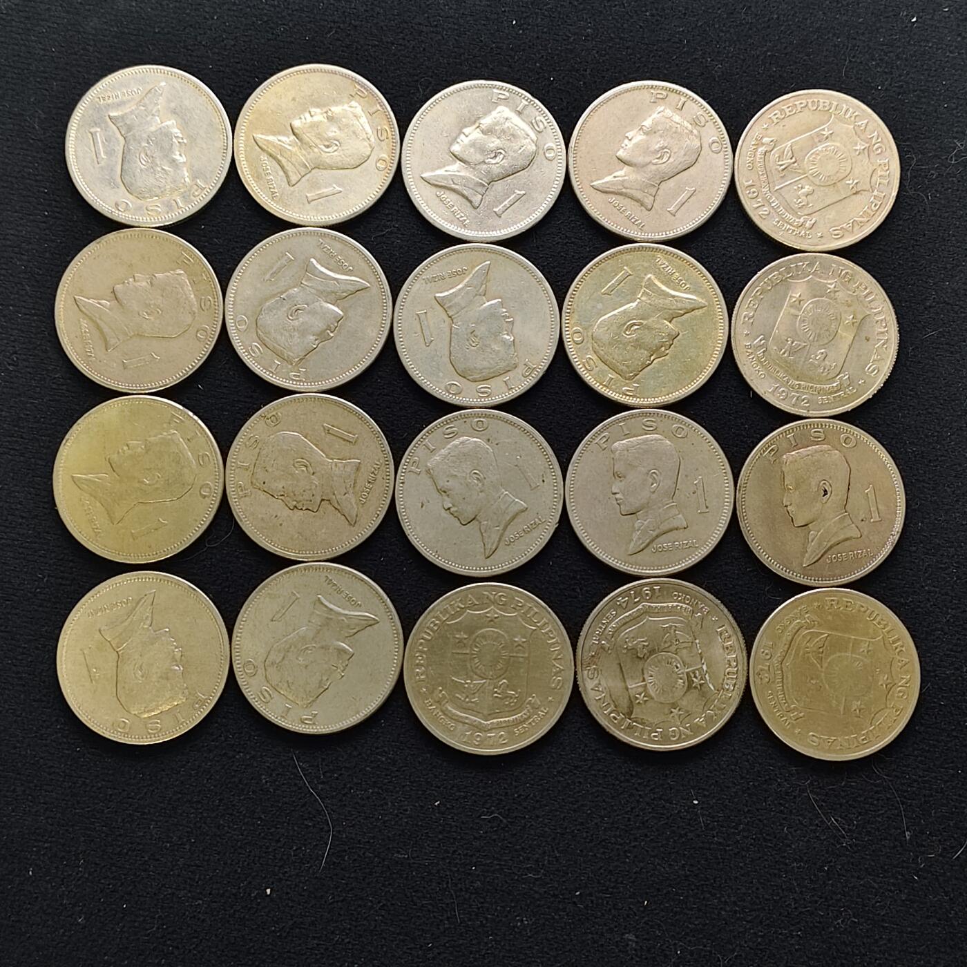 【全场包邮】纯粹捡漏拍483场（免费代拍第20场） 【批量】菲律宾各年份何塞黎刹大一元20枚一组