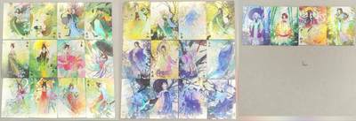 龙虎卡牌六六场 （无佣金，周六结拍，欢迎送拍） - 彩闪28张全 齐卡文化-二十四节气&四季