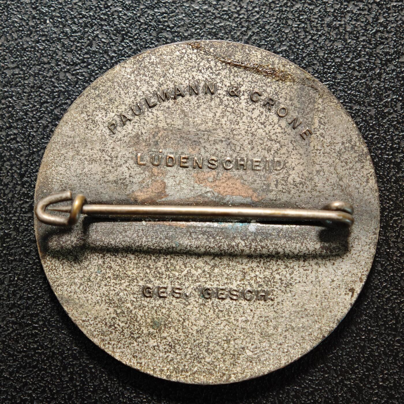 【德藏】世界币章拍卖第156期（拍品征集中~欢迎藏友联系） 1934年 德国民族社会主义工人党党首像章纪念铜章  评级参考目录编号C-211 直径约：35.6mm；重约：14.3g（原图请联系客服）