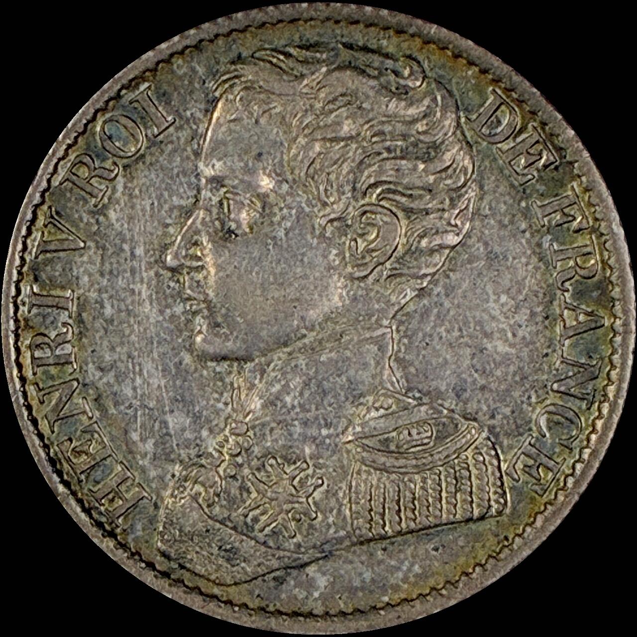 【雨安】【直播拍卖】【世界币章118期-裸币】2025-12-05 周五 19:30 保真 [裸币法国] France 法国 1法郎 1831年 亨利五世