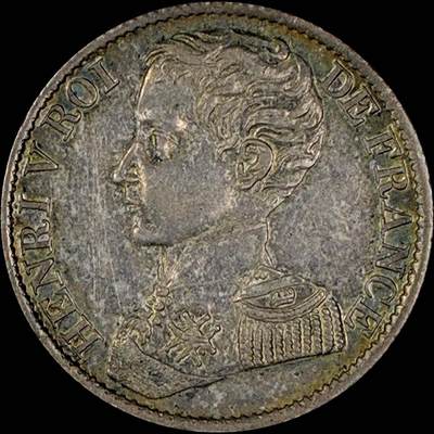 【雨安】【直播拍卖】【世界币章118期-裸币】2025-12-05 周五 19:30 保真 - [裸币法国] France 法国 1法郎 1831年 亨利五世