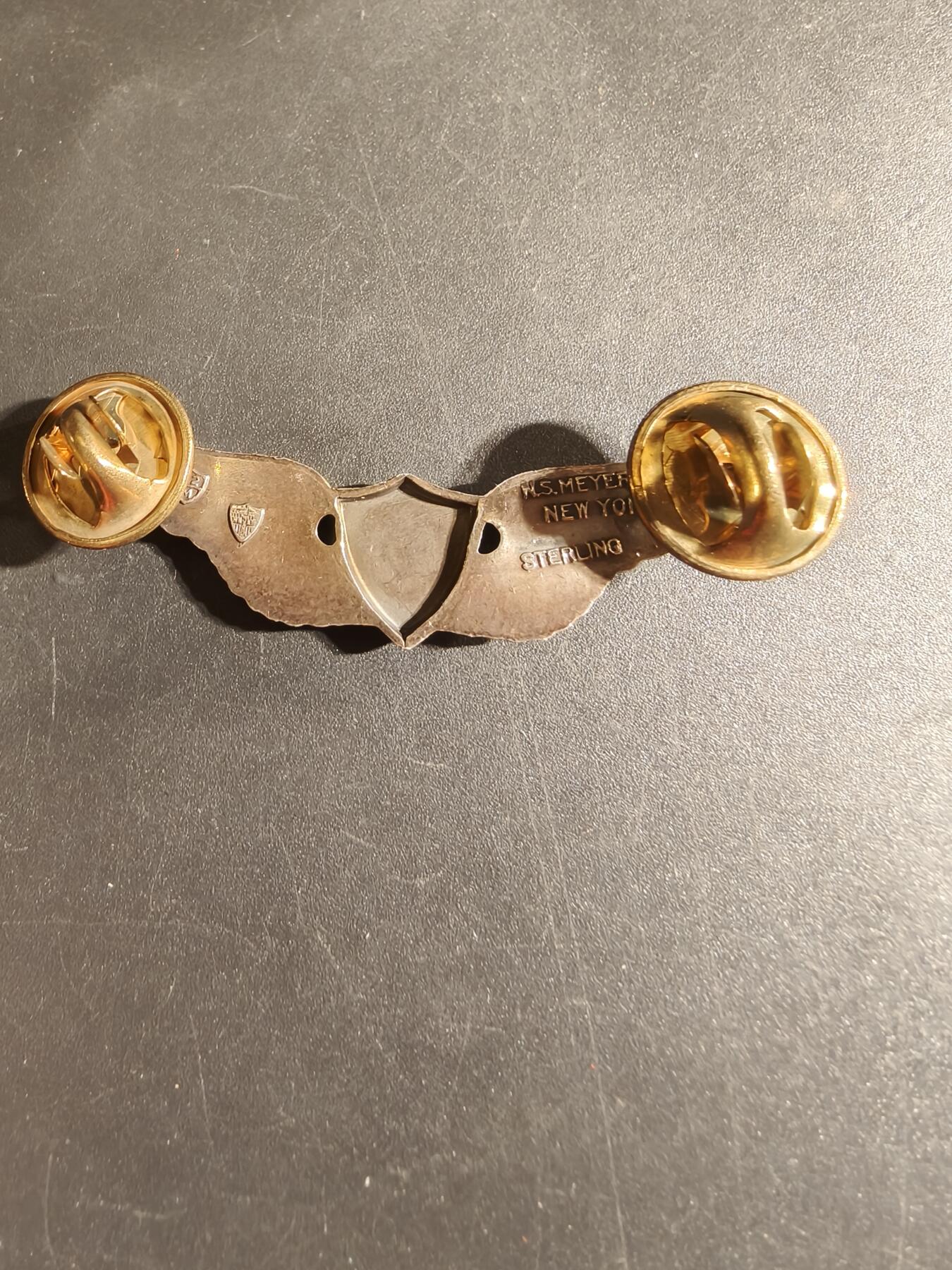 老王徽章第168期 美国空军军医技能章 925银 2英寸    梅耶厂