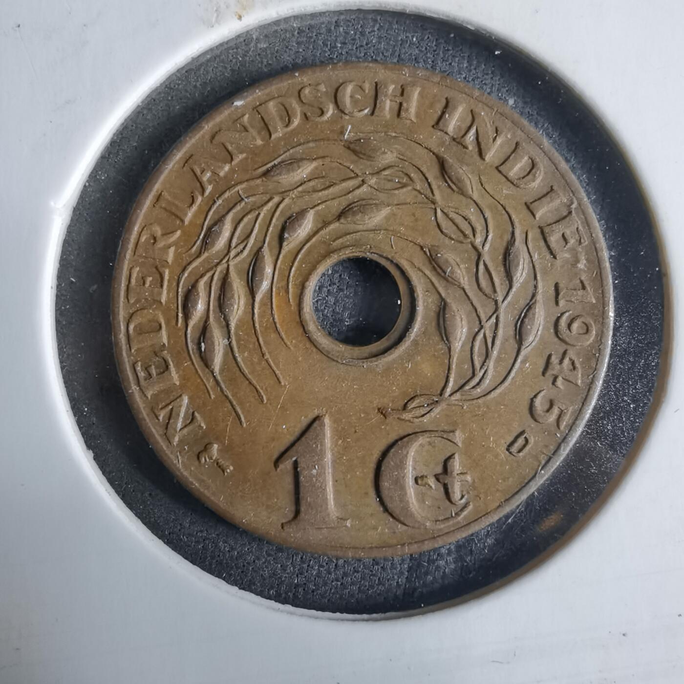 沼泽如烟--第921场 荷属东印度1945年一分