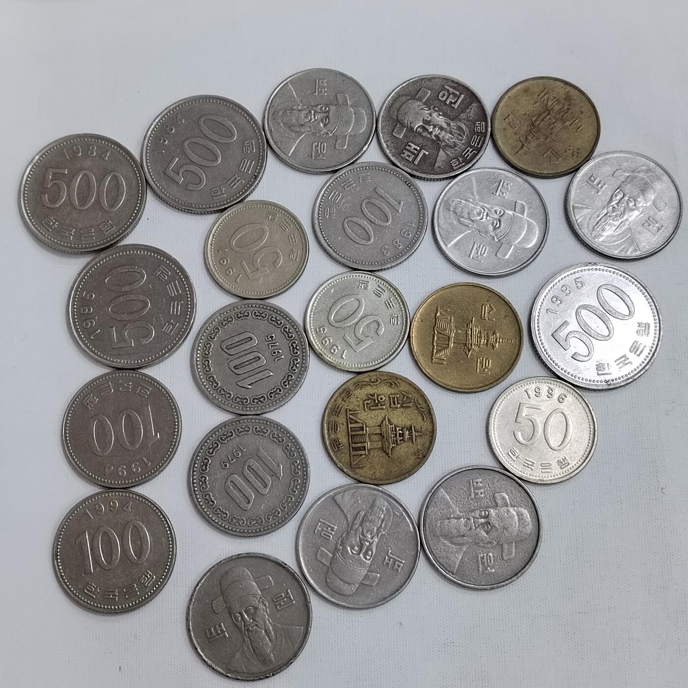 PCAI钱币 6-640  香港币与外币小专场 韩国币