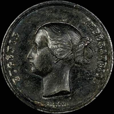 【雨安】【直播拍卖】【世界币章118期-裸币】2025-12-05 周五 19:30 保真 - [章] France 章 法国 1855年 世博会 28mm