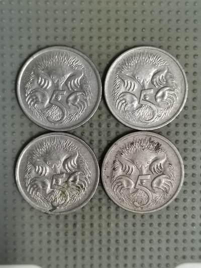 2025年第132场各国散币拍卖（总第132场） - 澳大利亚5分4枚