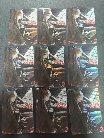 天玑星卡拍第146期《12.4周四截拍》持续收拍收评中 满赠卡需备注 - 动漫美女 彩闪 9张 自制卡