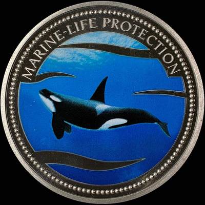 【雨安】【直播拍卖】【世界币章118期-裸币】2025-12-05 周五 19:30 保真 - [现代裸币] Palau 帕劳 1元 2003年 保护海洋生物