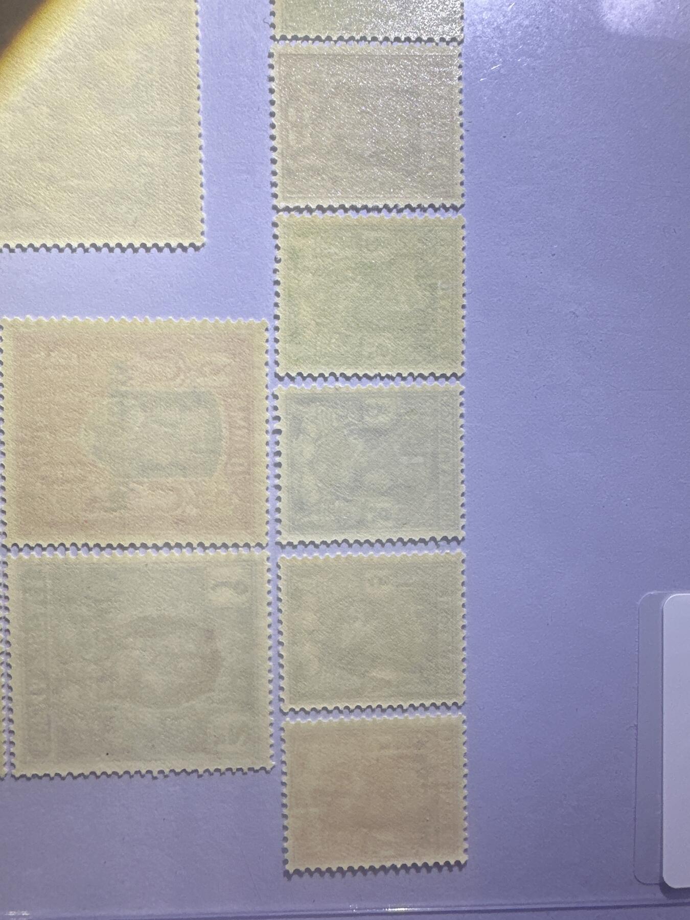 12.6邮票专场 英属缅甸 乔治六世 雕刻板复刻16枚