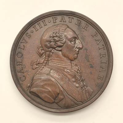 博洋堂世界钱币拍卖第150期（全场包邮） - 西班牙1774年卡洛斯三世战役纪念章 藏品级的工艺 55MM