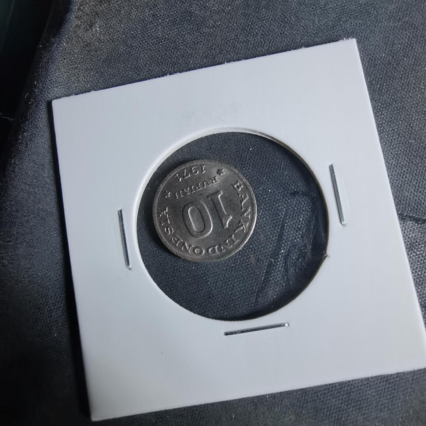 沼泽如烟--第921场 印度尼西亚1971年10卢比