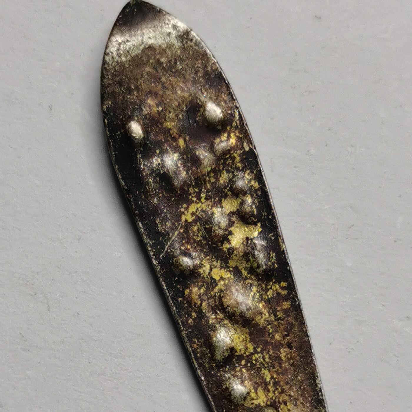 杂件专场86期 清代老银鎏金发簪带款