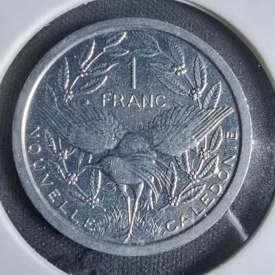 沼泽如烟--第921场 - 法属新喀里多尼亚1988年1法郎